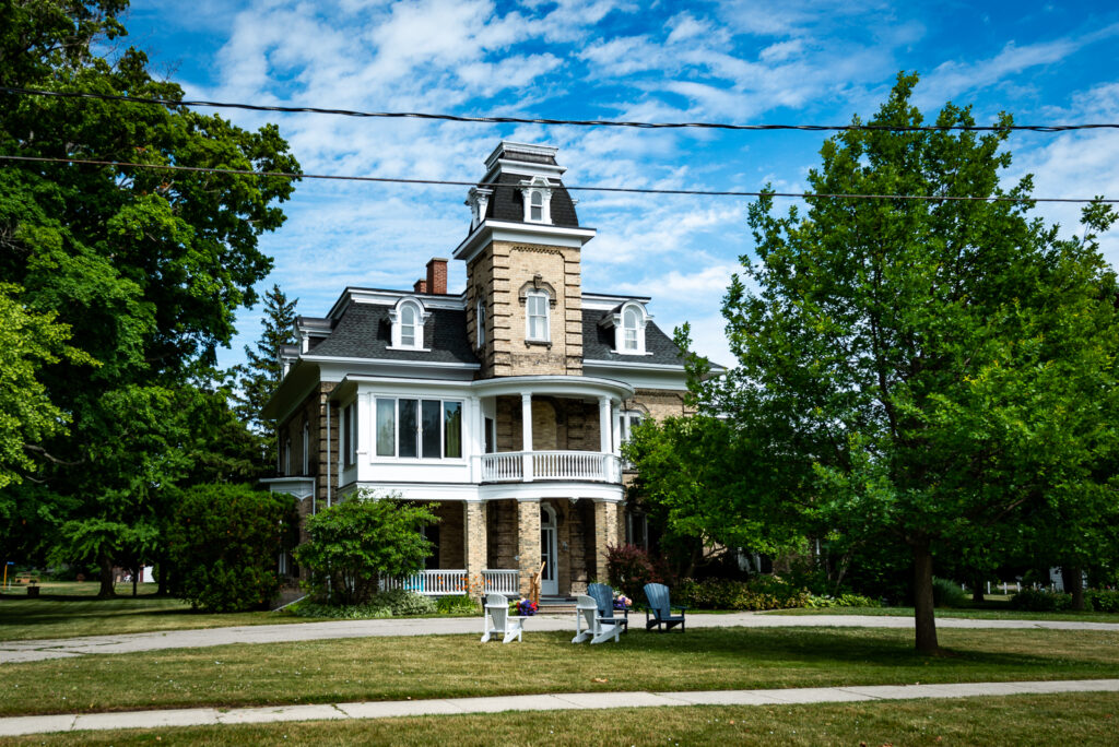 A stately home in Goderich Ontario.